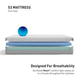 S3 Sport Firm Mattress by BedGear